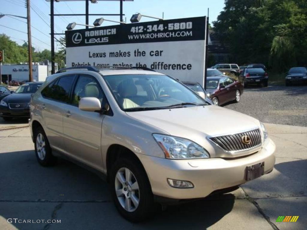 2004 RX 330 AWD - Savannah Beige Metallic / Ivory photo #1