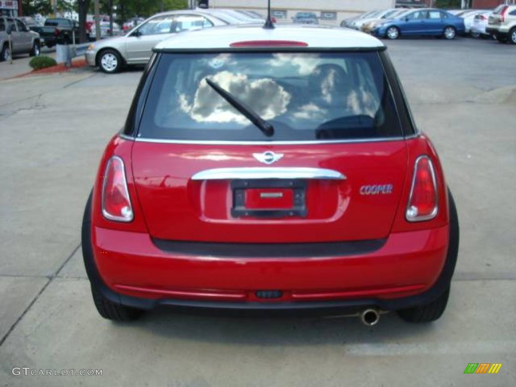 2005 Cooper Hardtop - Chili Red / Panther Black photo #3