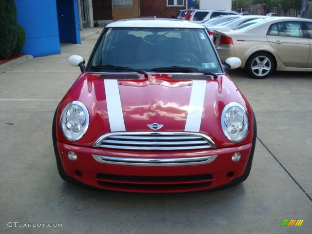 2005 Cooper Hardtop - Chili Red / Panther Black photo #7