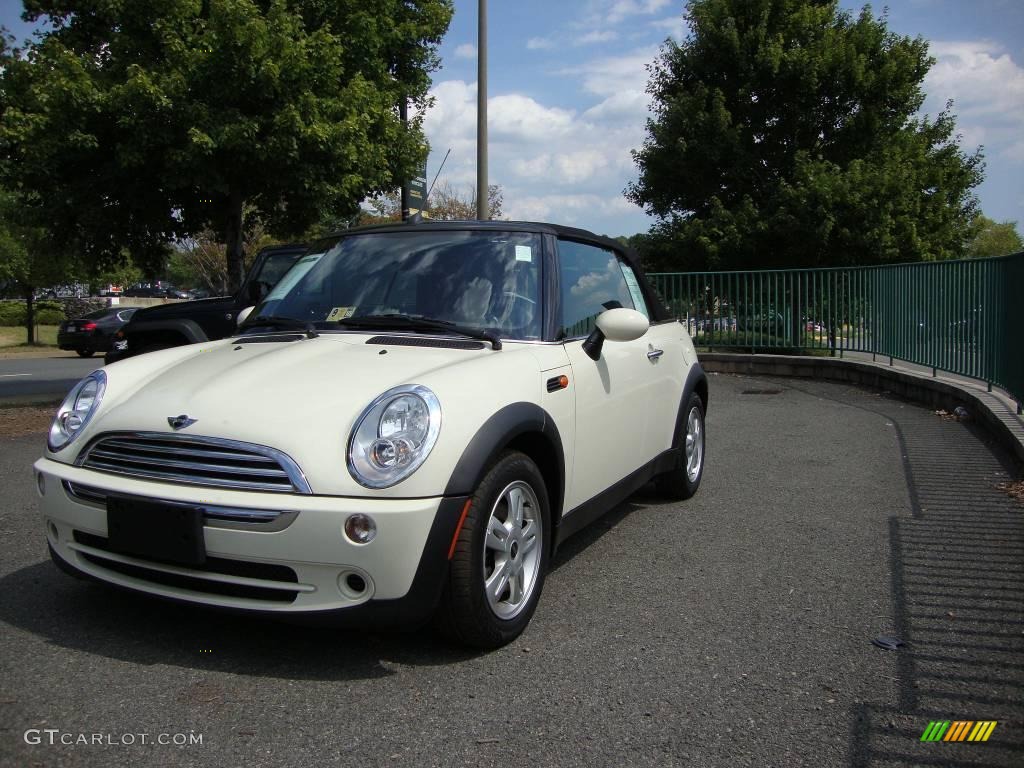 2006 Cooper Convertible - Pepper White / Black/Panther Black photo #1