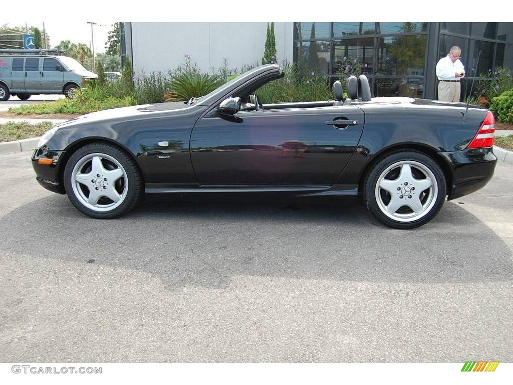 1999 SLK 230 Kompressor Roadster - Black / Charcoal photo #4