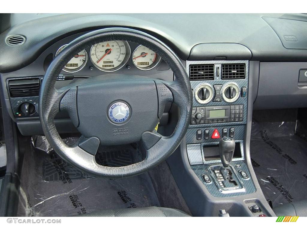 1999 SLK 230 Kompressor Roadster - Black / Charcoal photo #6