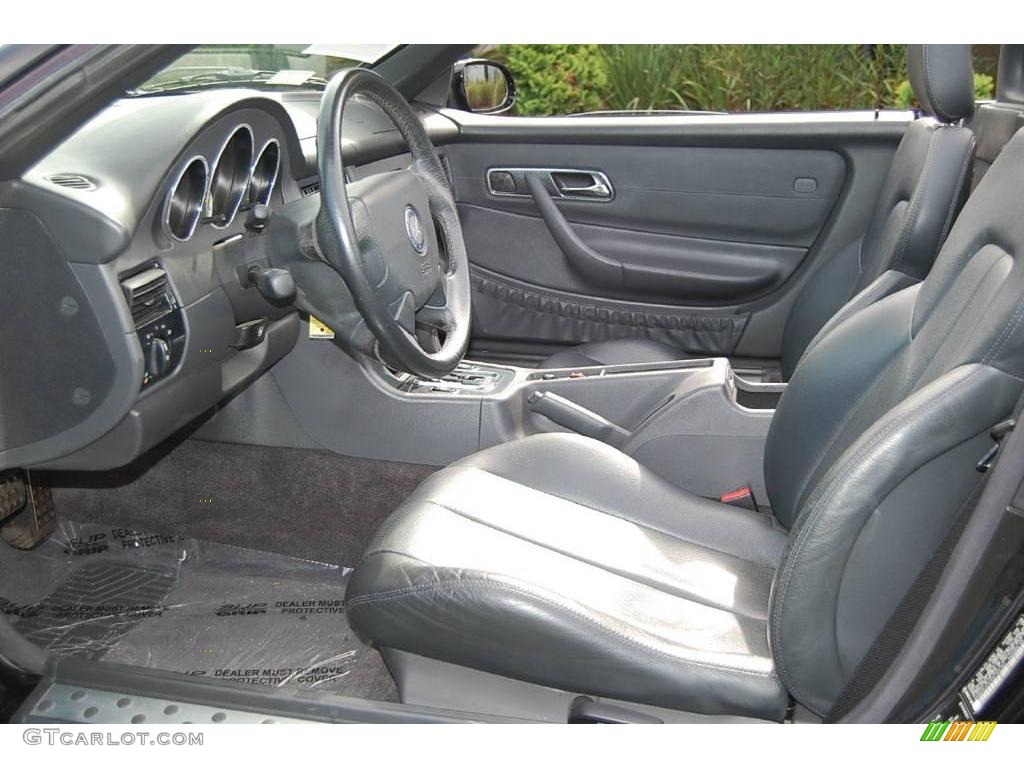 1999 SLK 230 Kompressor Roadster - Black / Charcoal photo #7