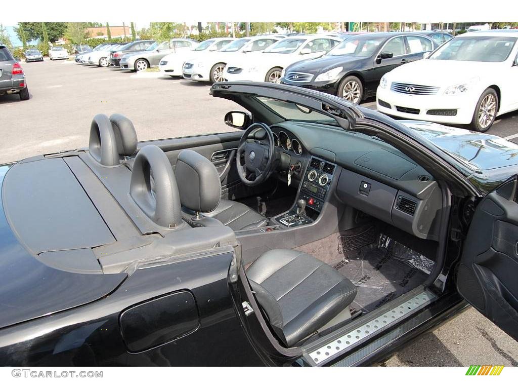1999 SLK 230 Kompressor Roadster - Black / Charcoal photo #10