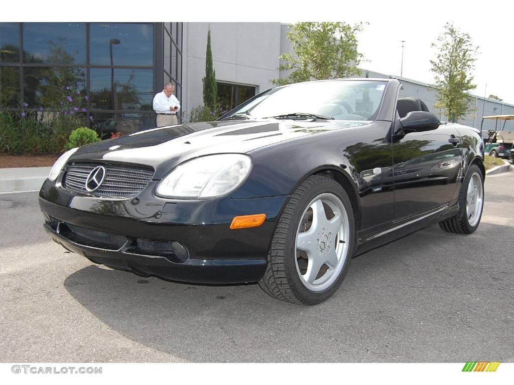 1999 SLK 230 Kompressor Roadster - Black / Charcoal photo #13