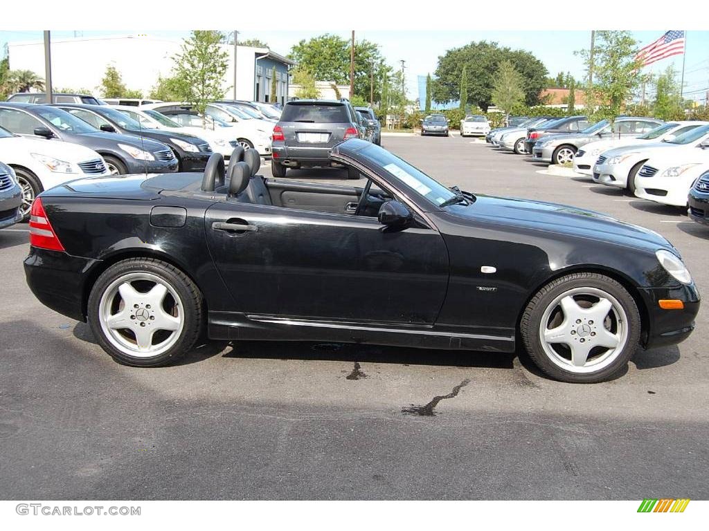 1999 SLK 230 Kompressor Roadster - Black / Charcoal photo #15