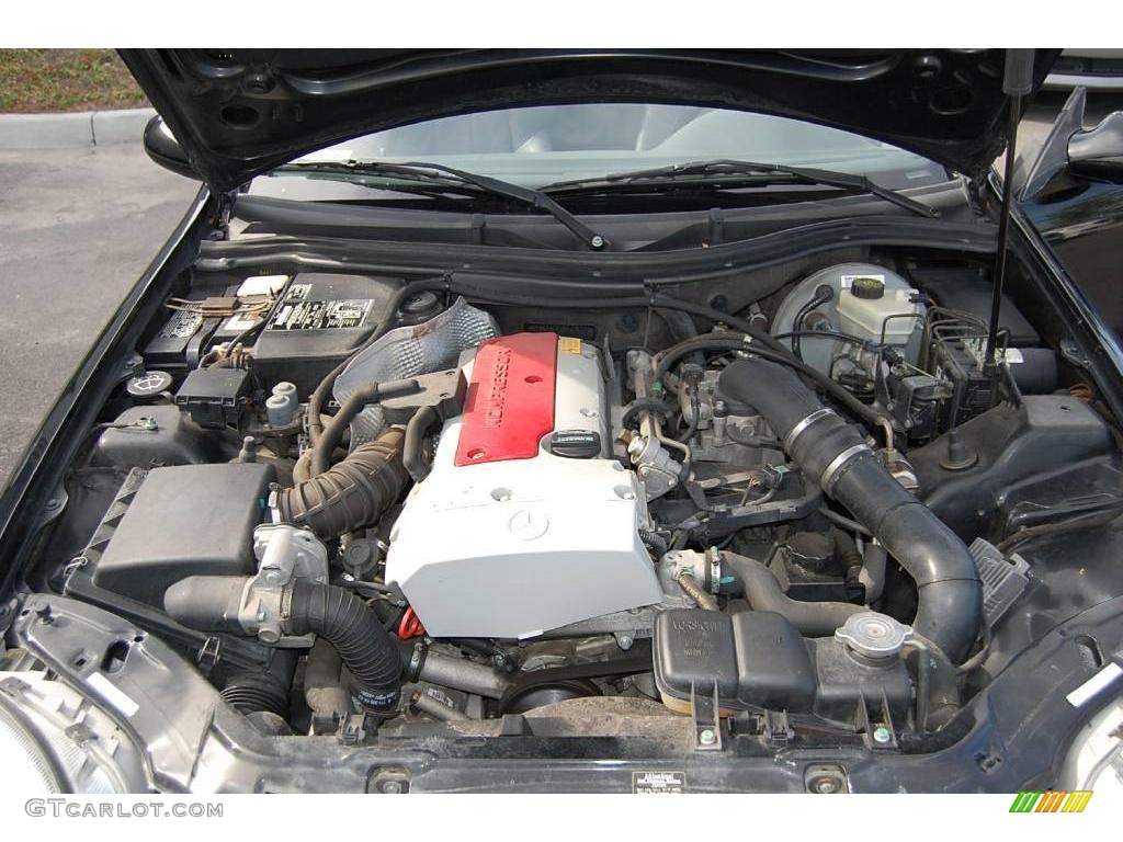 1999 SLK 230 Kompressor Roadster - Black / Charcoal photo #21
