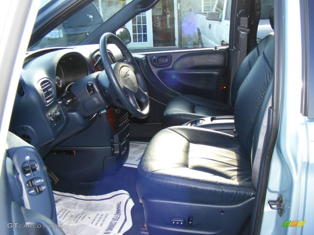 2001 Town & Country LXi - Sterling Blue Satin Glow / Navy Blue photo #5