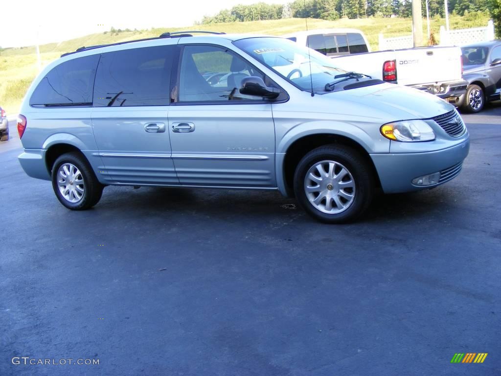 2001 Town & Country LXi - Sterling Blue Satin Glow / Navy Blue photo #11