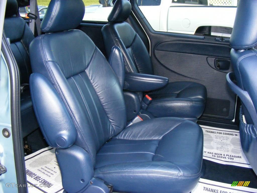 2001 Town & Country LXi - Sterling Blue Satin Glow / Navy Blue photo #14