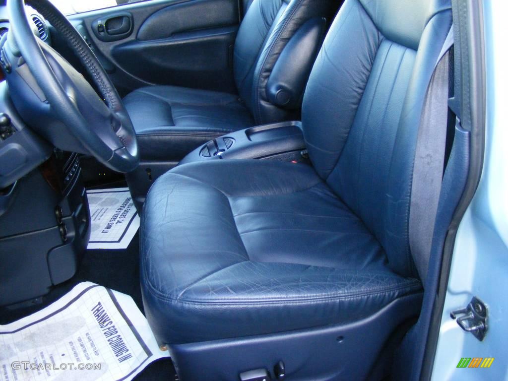 2001 Town & Country LXi - Sterling Blue Satin Glow / Navy Blue photo #18