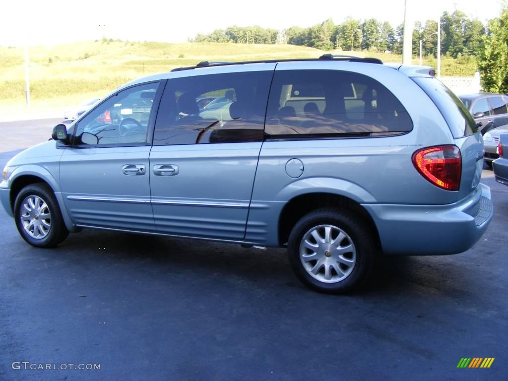 2001 Town & Country LXi - Sterling Blue Satin Glow / Navy Blue photo #19