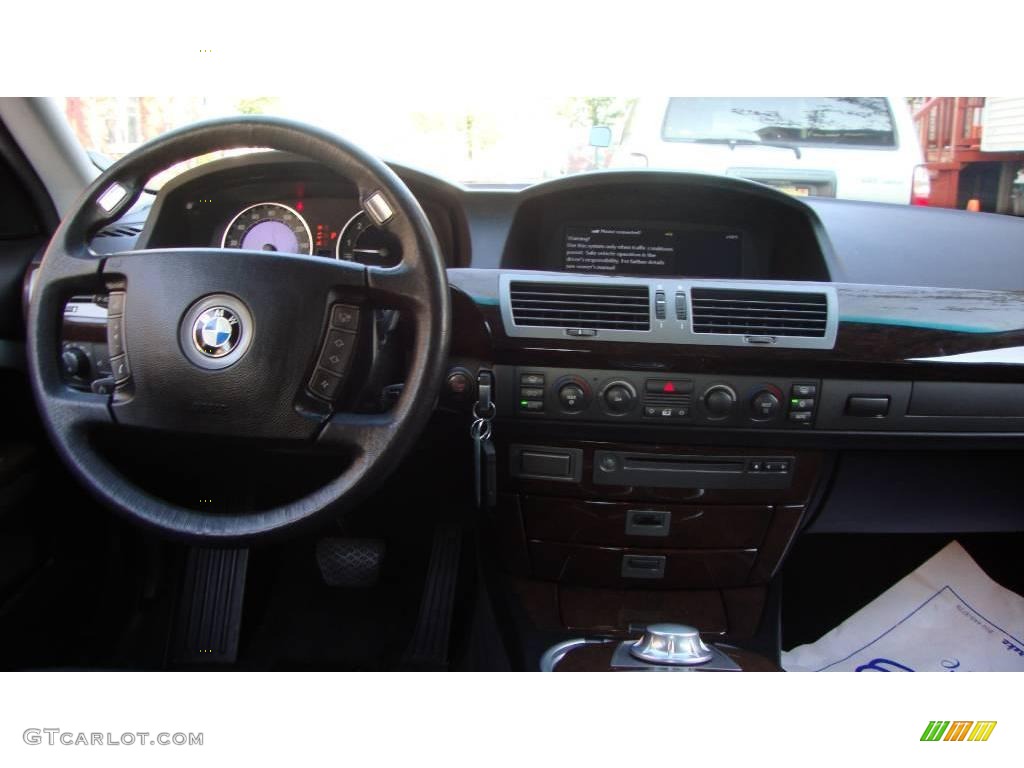 2003 7 Series 745Li Sedan - Jet Black / Black/Black photo #16