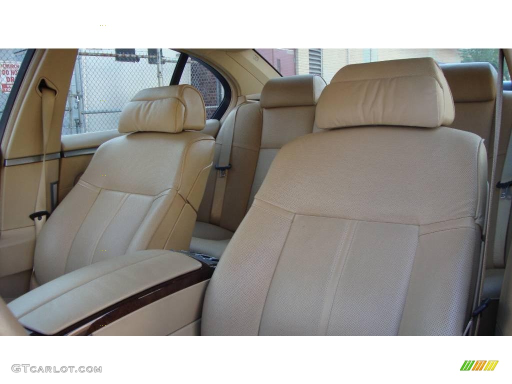 2006 7 Series 750i Sedan - Jet Black / Dark Beige/Beige III photo #9