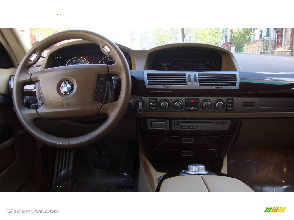 2006 7 Series 750i Sedan - Jet Black / Dark Beige/Beige III photo #16
