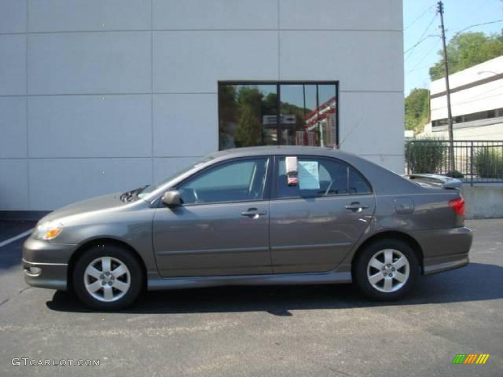 2005 Corolla S - Phantom Gray Pearl / Black photo #1