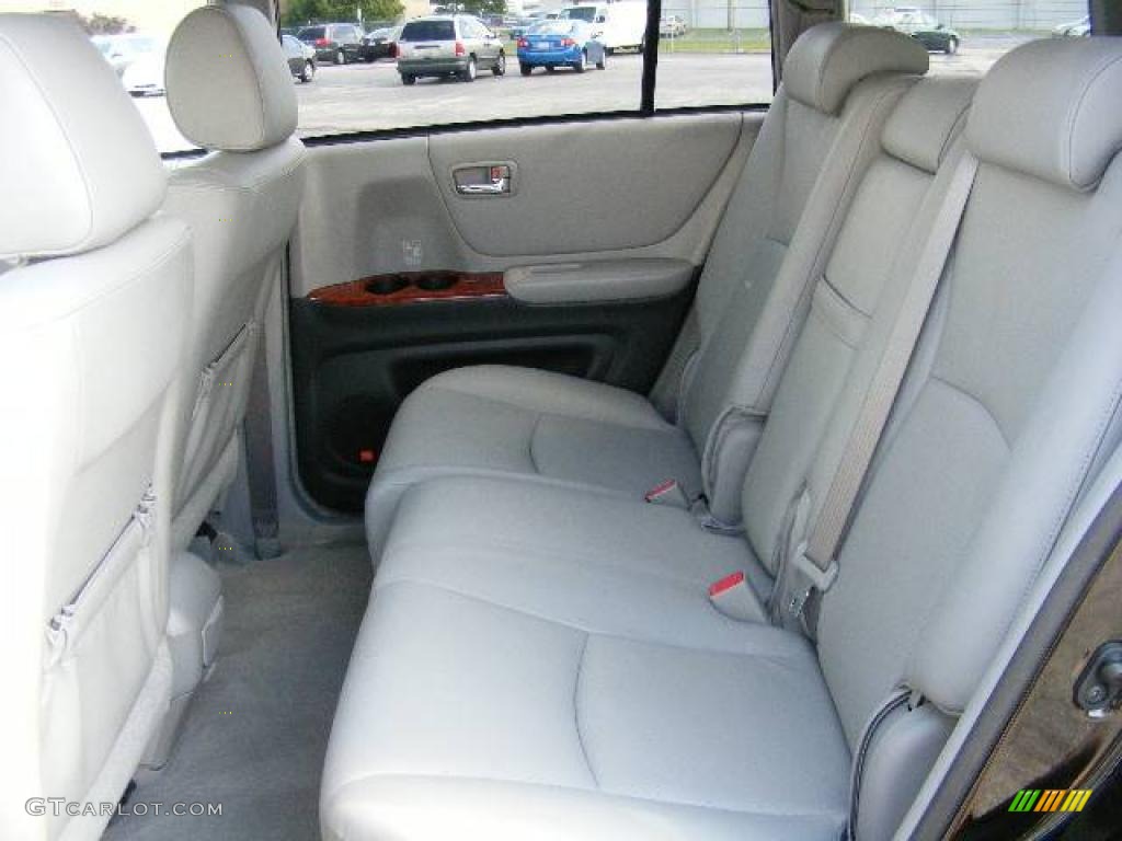 2006 Highlander Limited 4WD - Black / Ash Gray photo #11