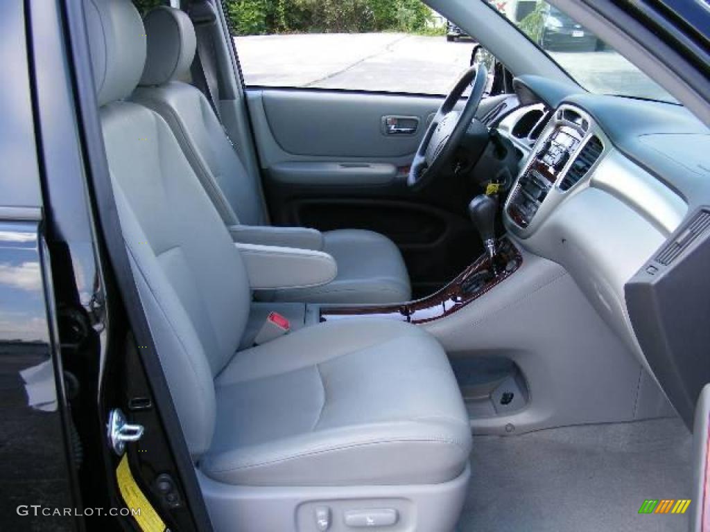 2006 Highlander Limited 4WD - Black / Ash Gray photo #14