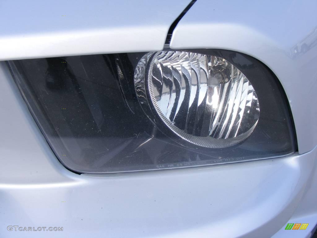 2007 Mustang GT Premium Coupe - Satin Silver Metallic / Dark Charcoal photo #10