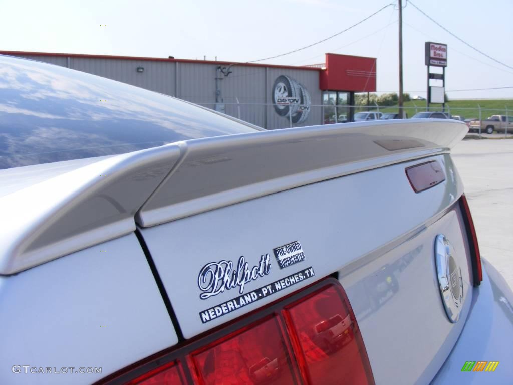 2007 Mustang GT Premium Coupe - Satin Silver Metallic / Dark Charcoal photo #21