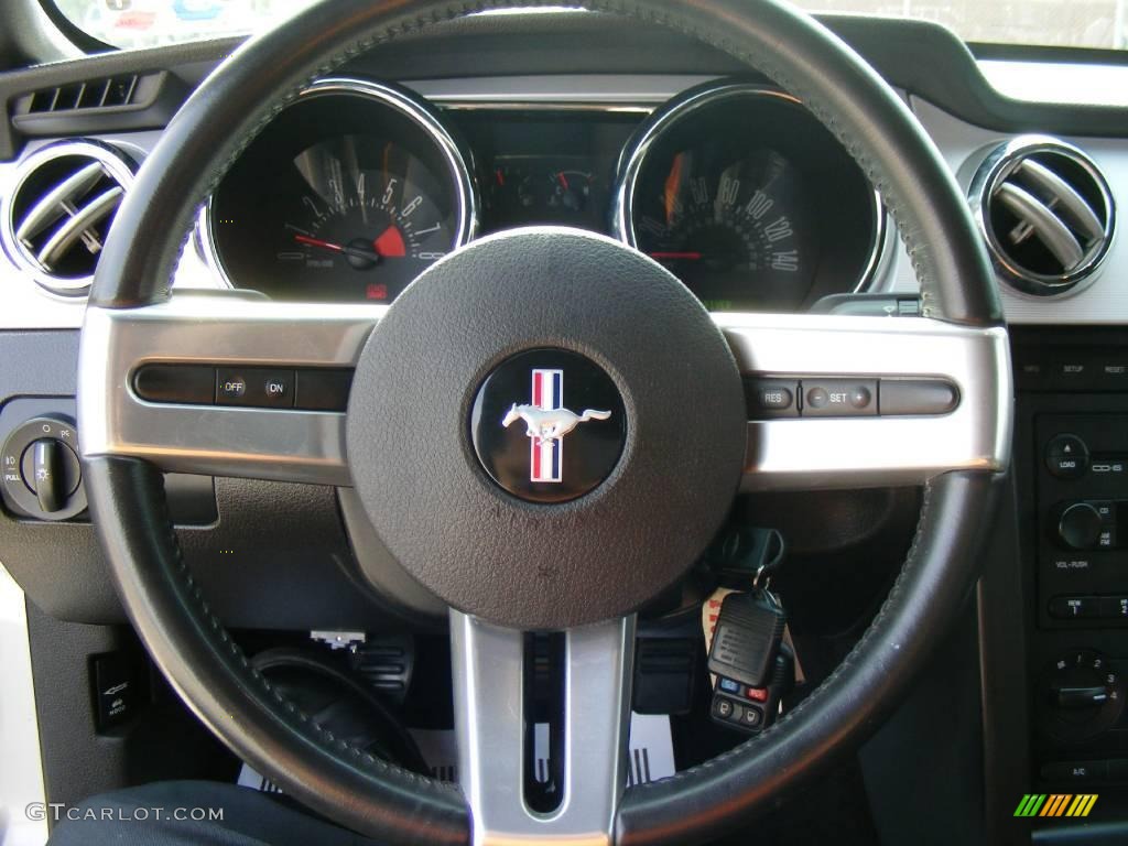 2007 Mustang GT Premium Coupe - Satin Silver Metallic / Dark Charcoal photo #45