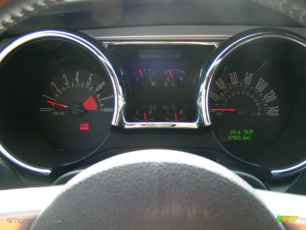 2007 Mustang GT Premium Coupe - Satin Silver Metallic / Dark Charcoal photo #46