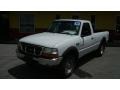 1999 Oxford White Ford Ranger XLT Regular Cab 4x4  photo #2