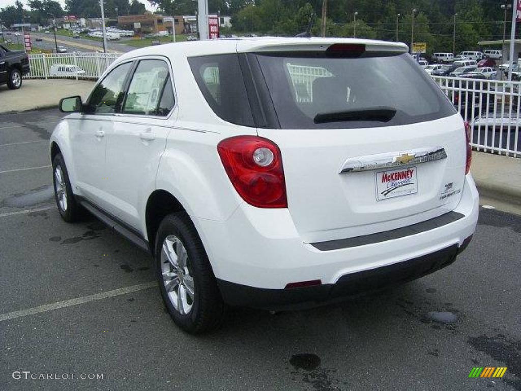 2010 Equinox LS - Summit White / Jet Black/Light Titanium photo #2