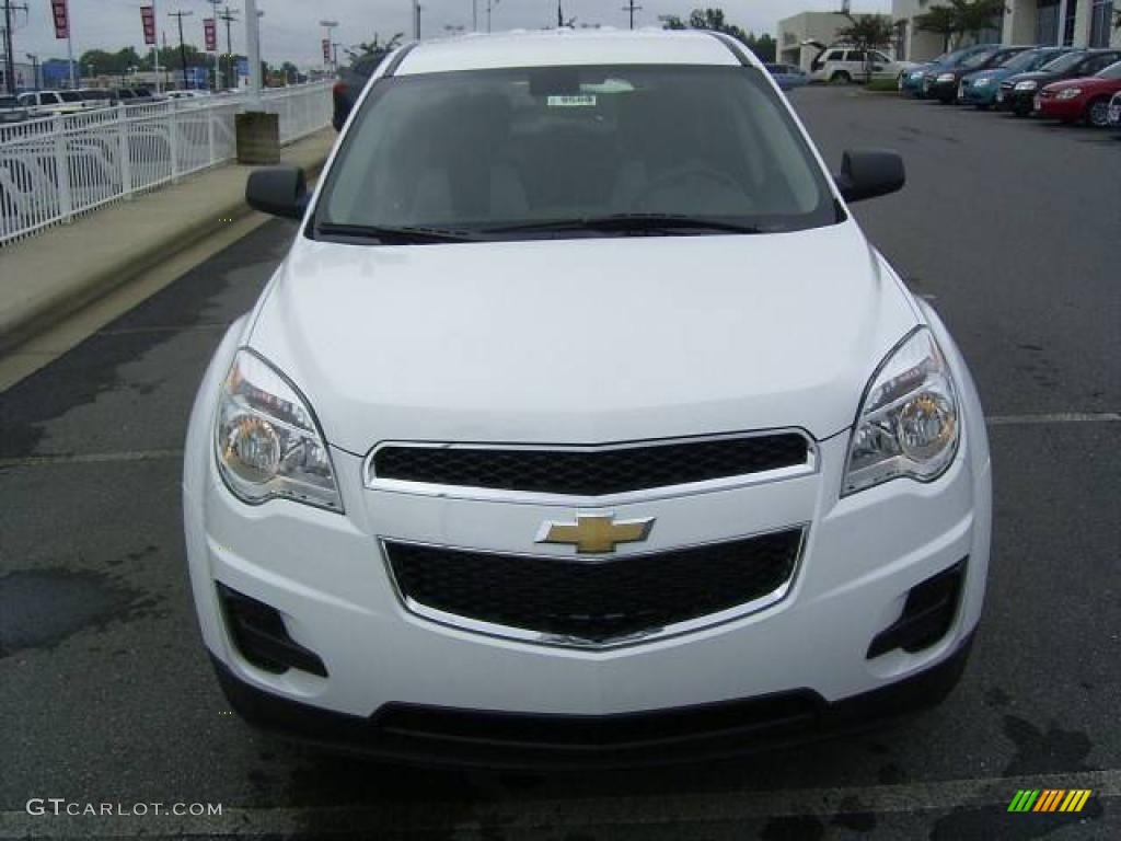 2010 Equinox LS - Summit White / Jet Black/Light Titanium photo #6