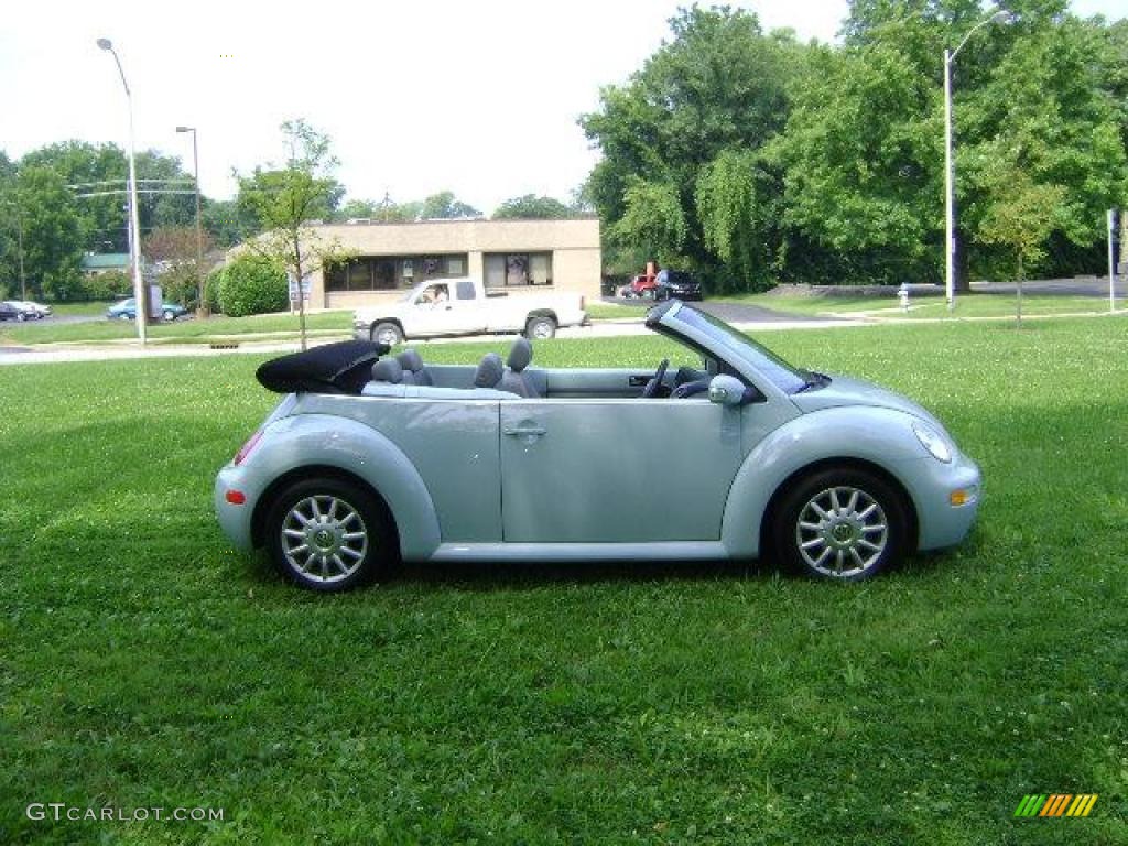 2004 New Beetle GLS Convertible - Aquarius Blue / Gray photo #5