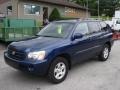 2002 Indigo Ink Pearl Toyota Highlander V6 4WD  photo #1