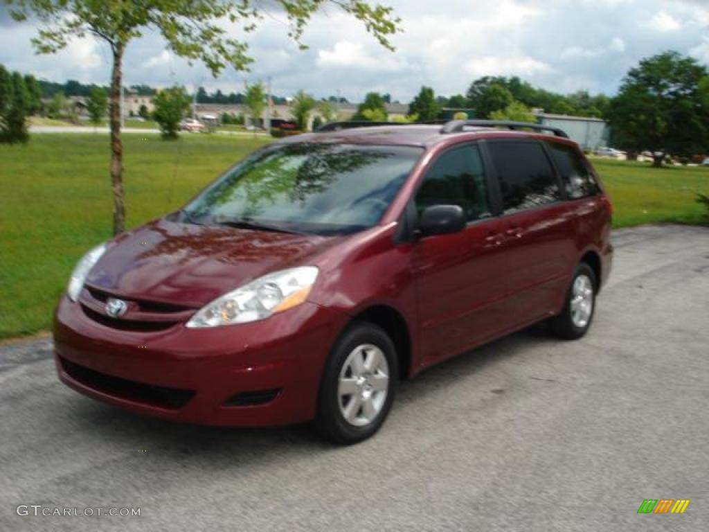 Salsa Red Pearl Toyota Sienna