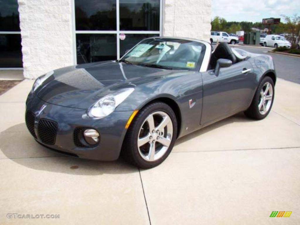 2008 Solstice GXP Roadster - Sly Gray / Ebony photo #1