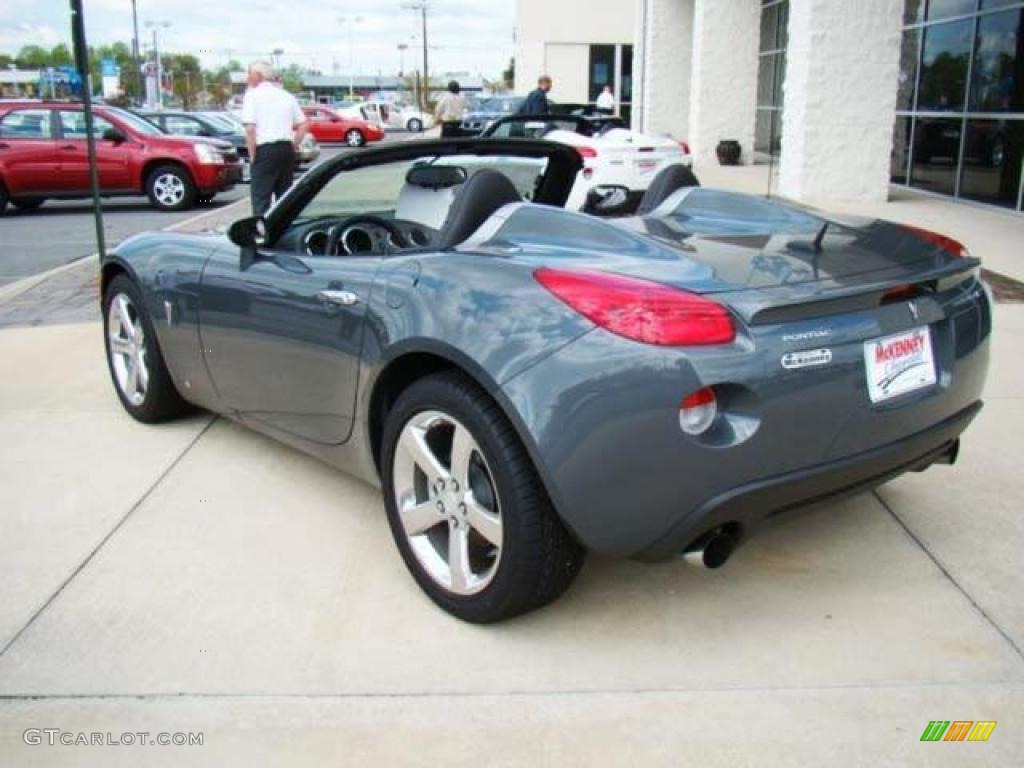 2008 Solstice GXP Roadster - Sly Gray / Ebony photo #3