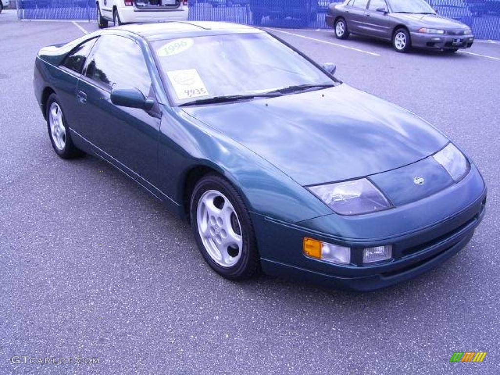 1996 300ZX Coupe - Cobalt Green Pearl / Black photo #4