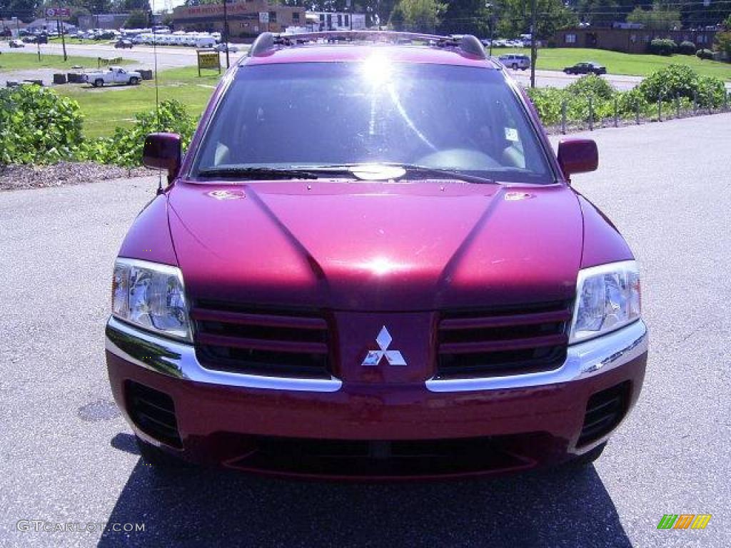 2004 Endeavor XLS - Ultra Red Pearl / Charcoal Gray photo #6