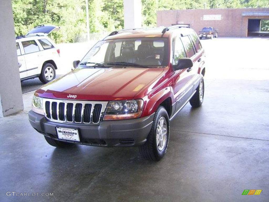 2002 Grand Cherokee Laredo 4x4 - Inferno Red Tinted Pearlcoat / Dark Slate Gray photo #1