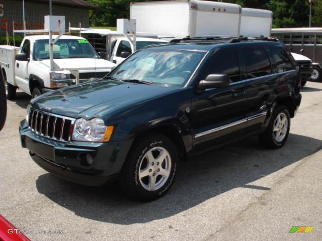 2005 Grand Cherokee Limited 4x4 - Deep Beryl Green Pearl / Medium Slate Gray photo #2