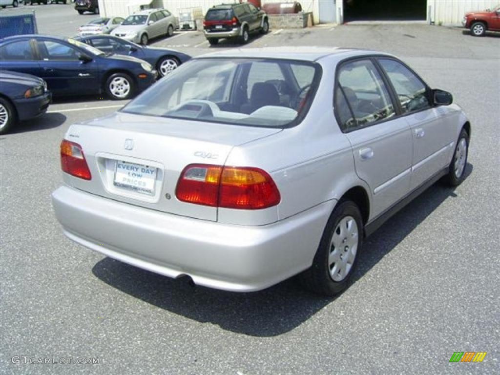 1999 Civic VP Sedan - Vogue Silver Metallic / Dark Gray photo #7