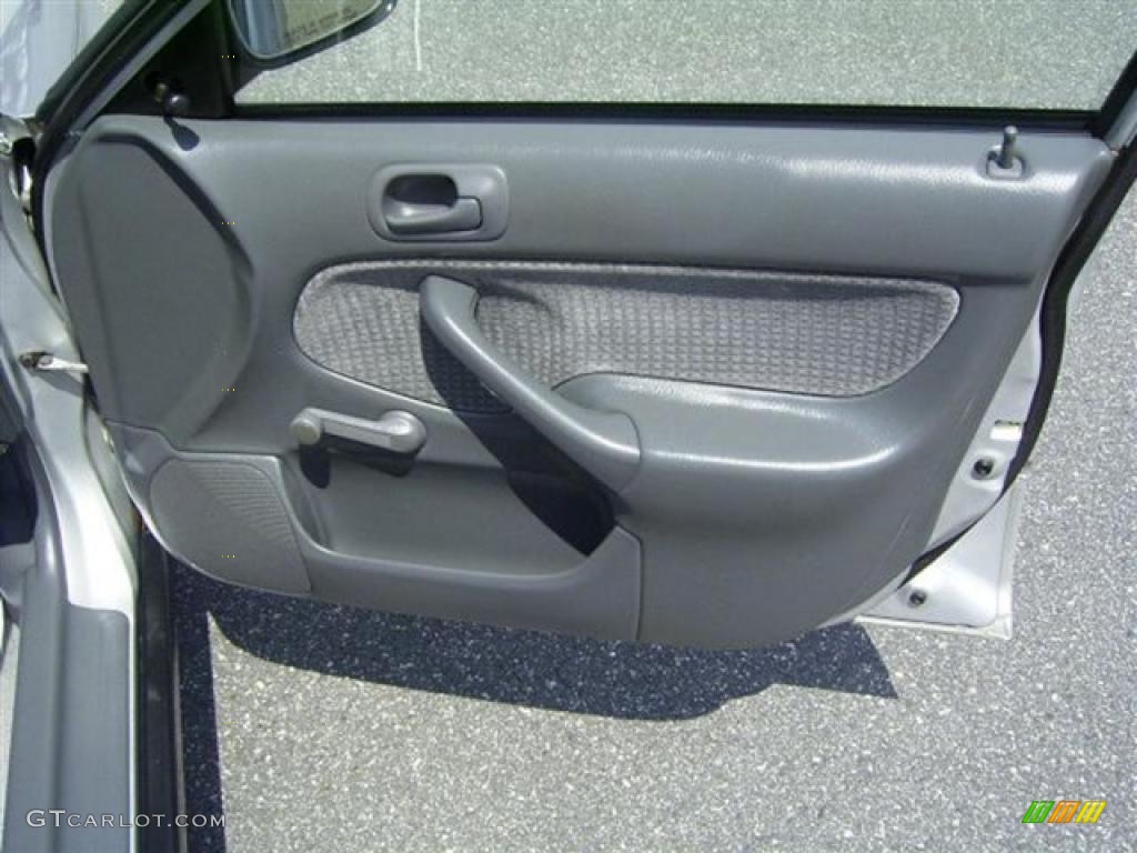 1999 Civic VP Sedan - Vogue Silver Metallic / Dark Gray photo #23