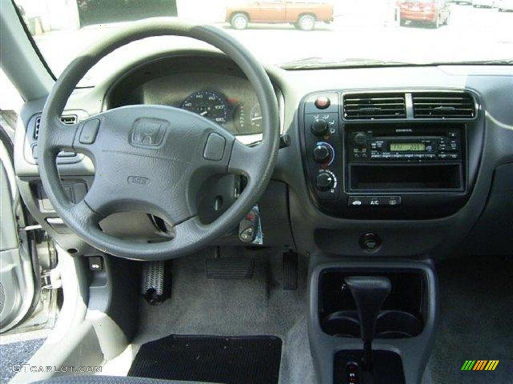 1999 Civic VP Sedan - Vogue Silver Metallic / Dark Gray photo #33