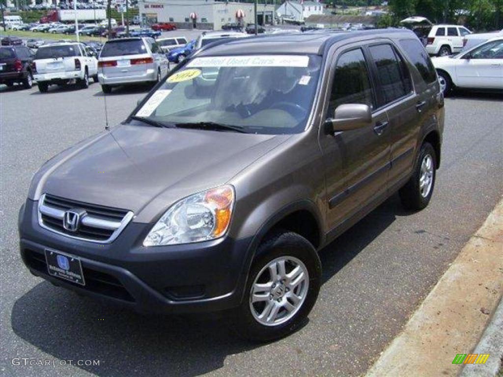 2004 CR-V EX 4WD - Mojave Mist Metallic / Saddle photo #1