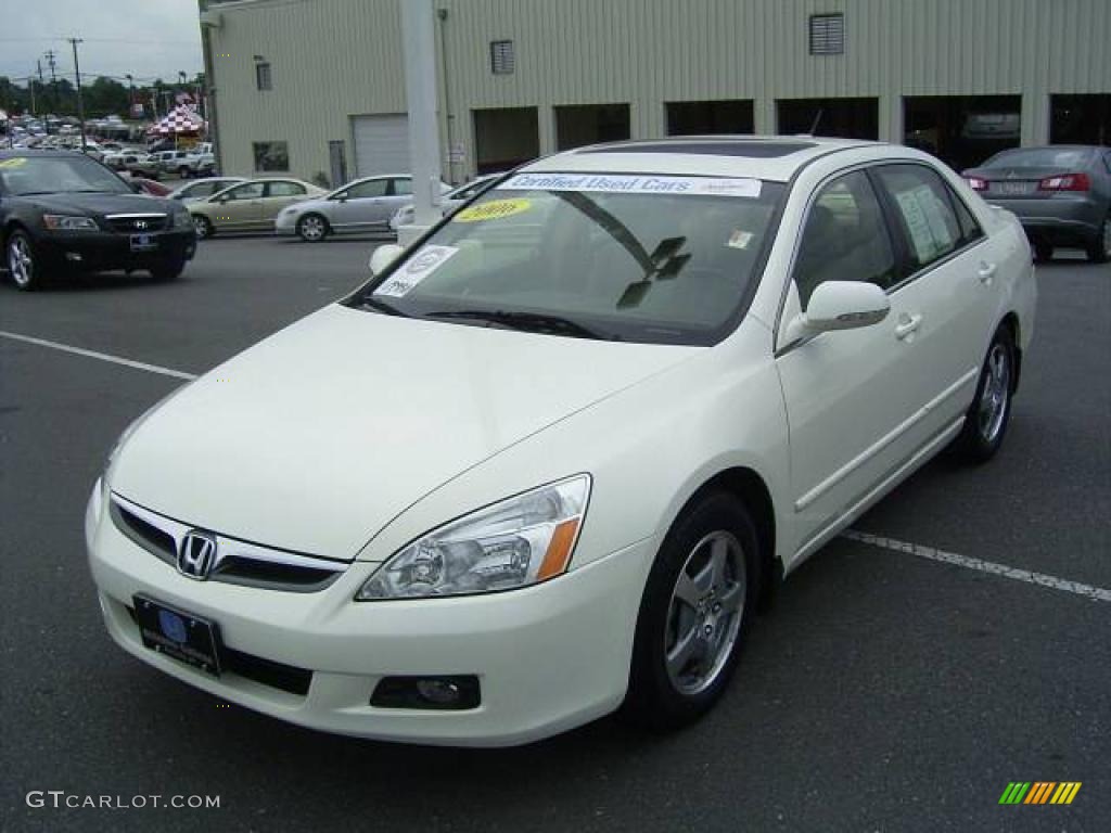 2006 Accord Hybrid Sedan - Premium White Pearl / Ivory photo #1