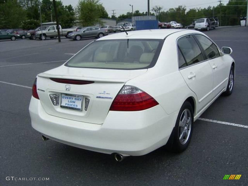 2006 Accord Hybrid Sedan - Premium White Pearl / Ivory photo #7