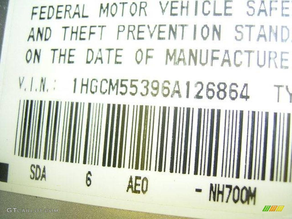 2006 Accord SE Sedan - Alabaster Silver Metallic / Black photo #38