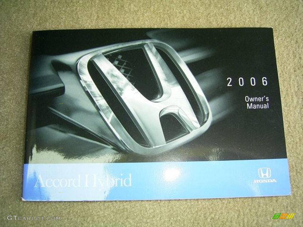 2006 Accord Hybrid Sedan - Premium White Pearl / Ivory photo #29
