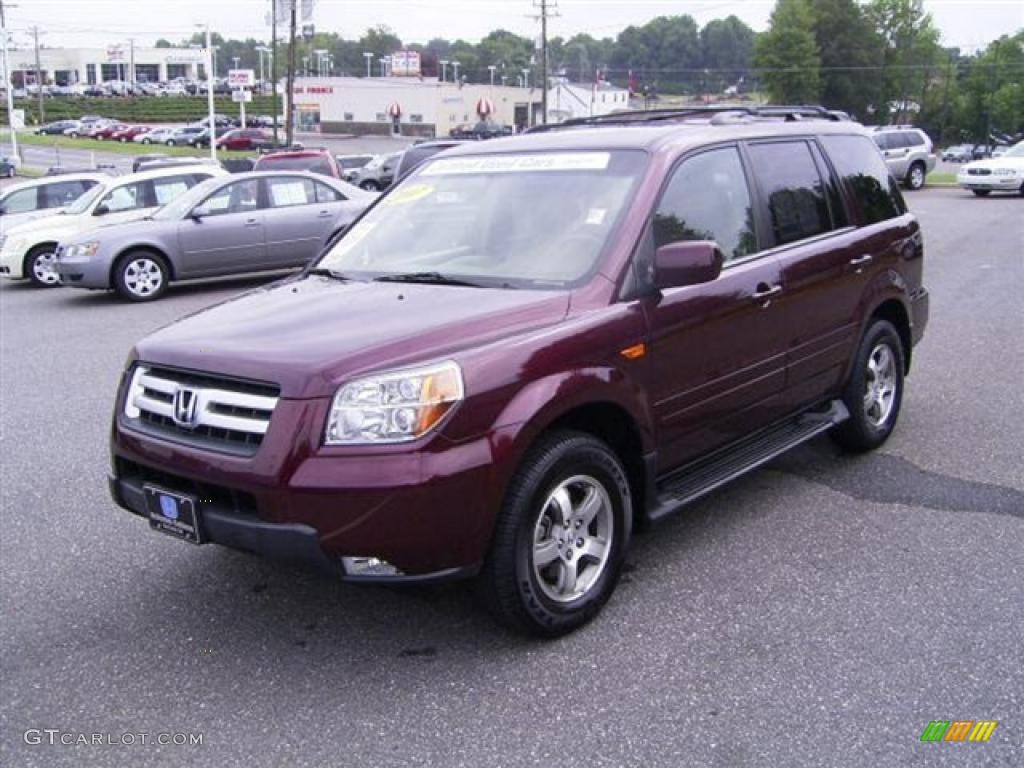 Dark Cherry Pearl Honda Pilot