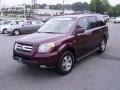 2007 Dark Cherry Pearl Honda Pilot EX-L  photo #1