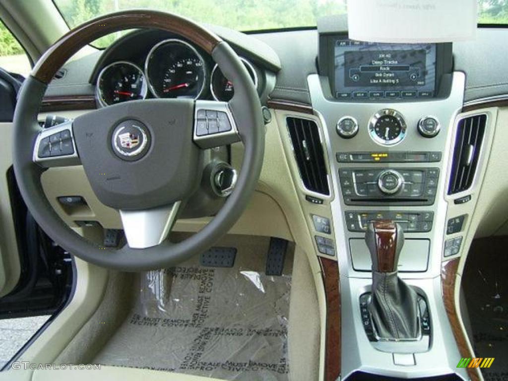 2009 CTS Sedan - Black Raven / Cashmere/Cocoa photo #13