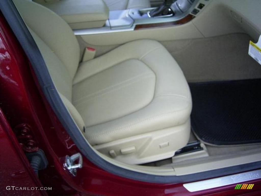 2009 CTS Sedan - Crystal Red / Cashmere/Cocoa photo #11
